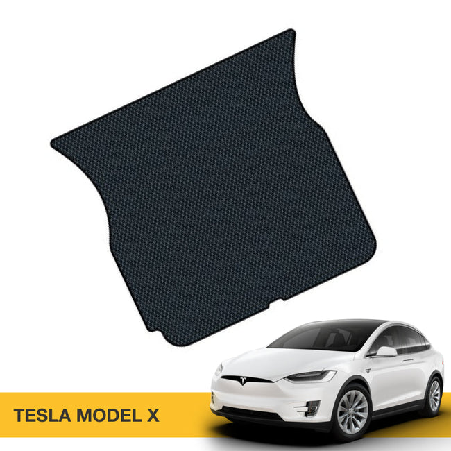 Czarna wkładka z teksturą, idealna do modelu Tesla X.